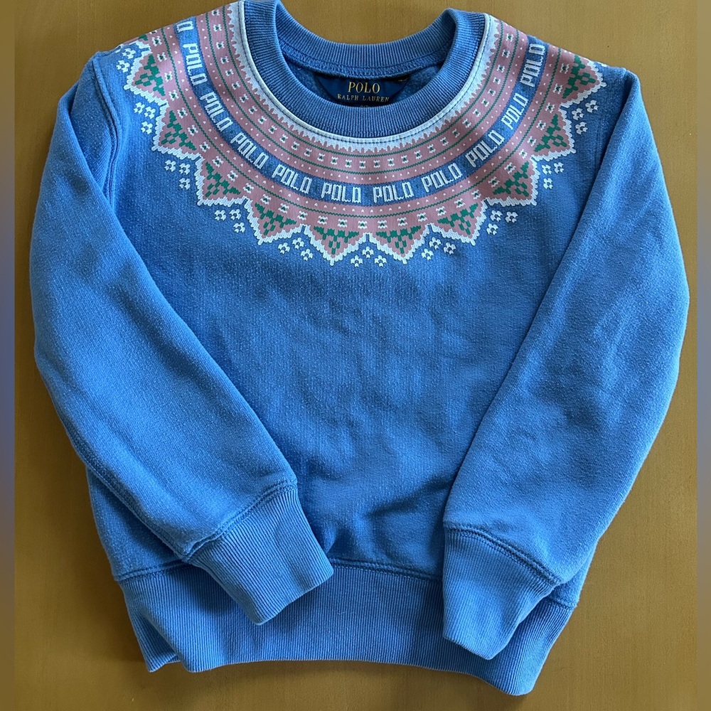 Blue Polo Ralph Lauren sweatshirt